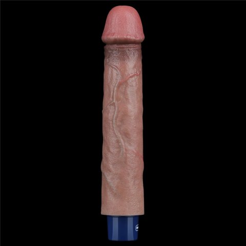 9" REAL SOFTEE Rechargeable Silicone Vibrating Dildo