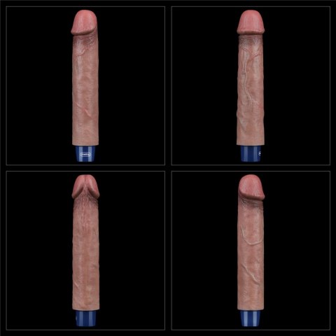 9" REAL SOFTEE Rechargeable Silicone Vibrating Dildo