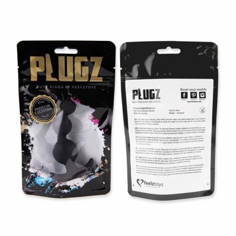 FeelzToys - Plugz Butt Plug Black Nr. 4