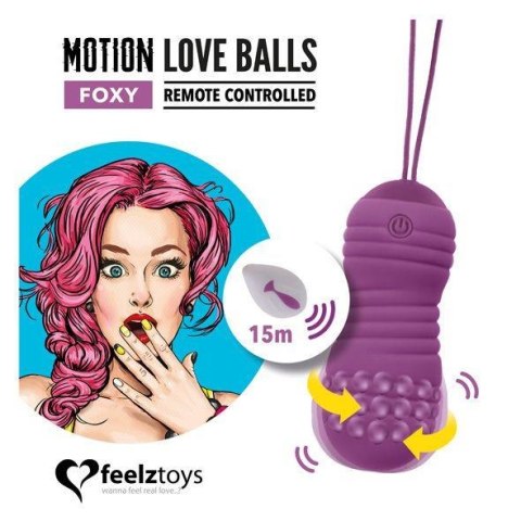 FeelzToys - Foxy - wibrujące kulki gejszy