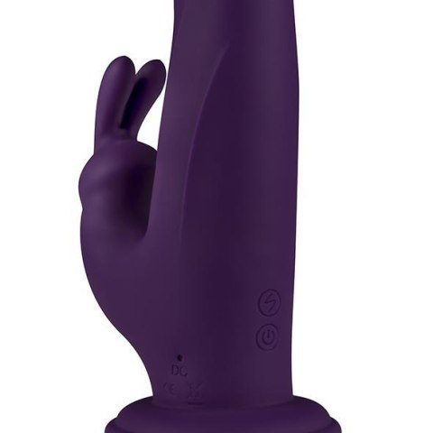 FeelzToys - Whirl-Pulse Rotating Rabbit Vibrator & Remote Control Purple - Wibrator króliczek