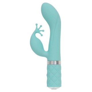 Pillow Talk - Kinky Rabbit & G-Spot Vibrator Teal - Wibrator króliczek