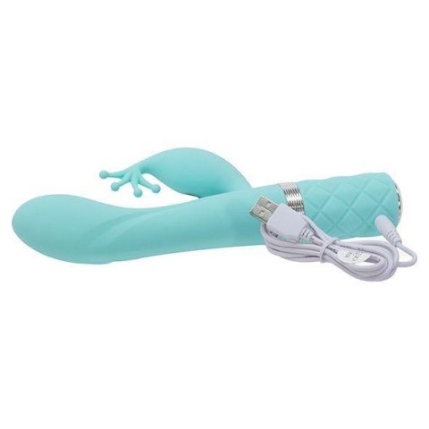 Pillow Talk - Kinky Rabbit & G-Spot Vibrator Teal - Wibrator króliczek