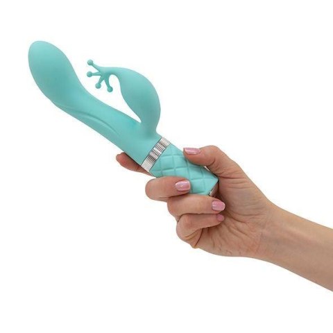 Pillow Talk - Kinky Rabbit & G-Spot Vibrator Teal - Wibrator króliczek