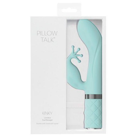 Pillow Talk - Kinky Rabbit & G-Spot Vibrator Teal - Wibrator króliczek