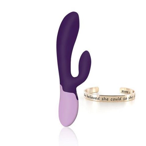 RS - Essentials - Xena Rabbit Vibrator Deep Purple & Lilac - Wibrator króliczek