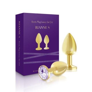 RS - Soiree - Booty Plug Original Luxury Set 2x Gold - Zestaw korków analnych