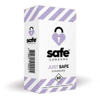 SAFE - Condoms Just Safe Standard (10 pcs) - prezerwatywy