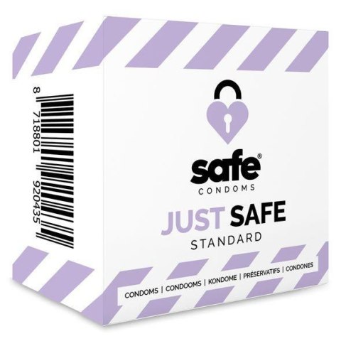 SAFE - Condoms Just Safe Standard (5 pcs) - prezerwatywy