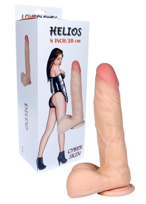 Dildo-HELIOS-LOVECLONEX 8"" - Realistyczne dildo cyberskóra