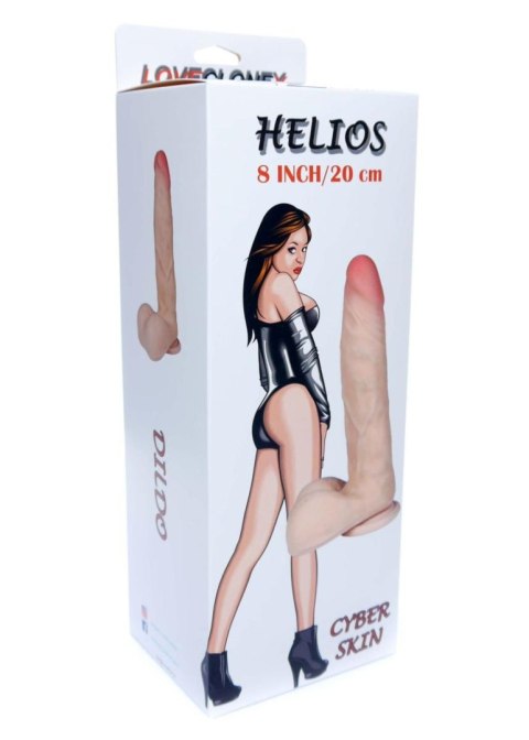 Dildo-HELIOS-LOVECLONEX 8"" - Realistyczne dildo cyberskóra