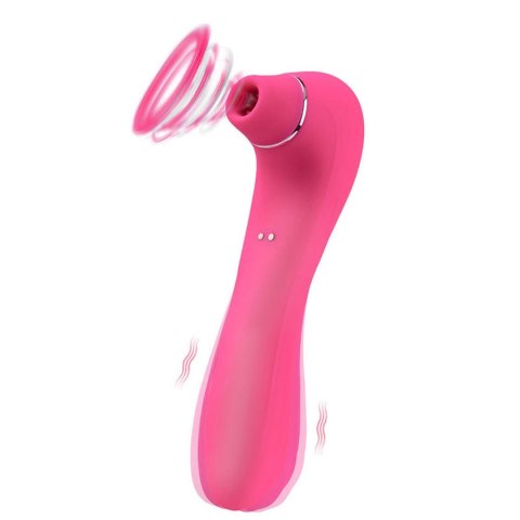 Stymulator-Electric Massager 1.0 USB Pink 10 functions - bezdotykowy masażer łechtaczki