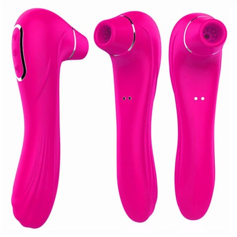 Stymulator-Electric Massager 1.0 USB Pink 10 functions - bezdotykowy masażer łechtaczki