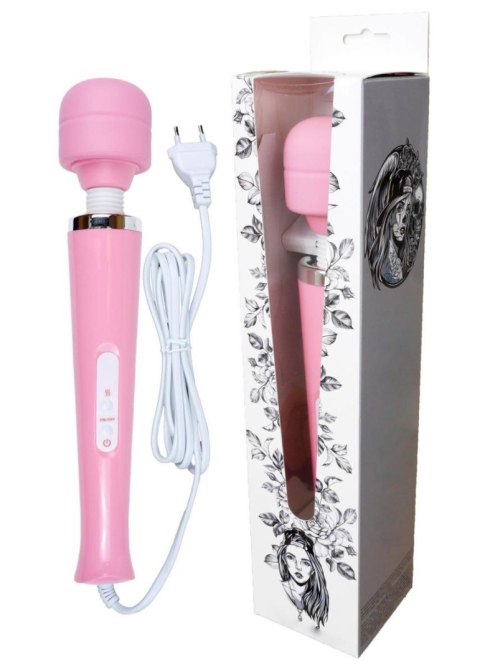 Magic Massager Wand Cable 110-240V Pink 10 Function - masażer do ciała