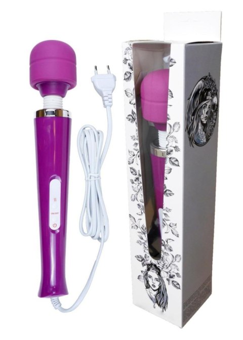 Magic Massager Wand Cable 110-240V Purple 10 Function - masażer do ciała