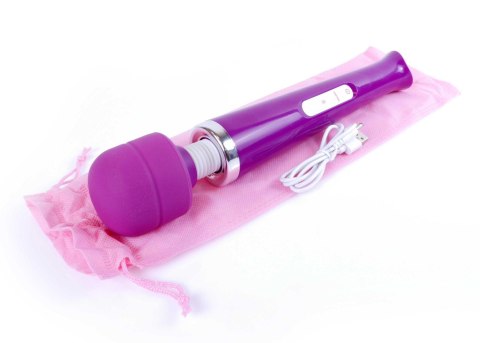 Magic Massager Wand USB Purple 10 Function - masażer do ciała