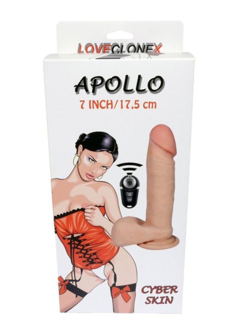 Wibrator-APOLLO-LOVECLONEX 7""""""""-rotation USB