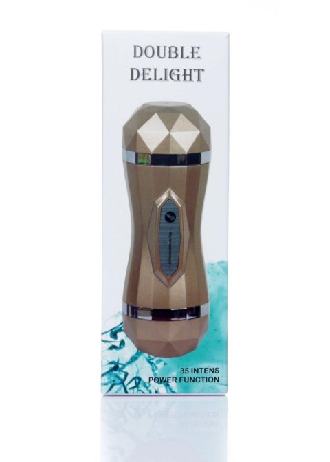 Vagina Double Delight 35 function USB - Maturbator wibrujący