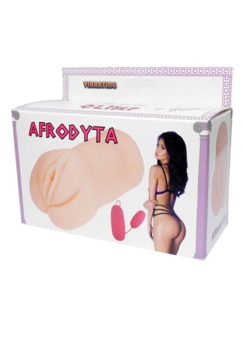 Masturbator-Vagina z wibracją 650g-AFRODYTA - Sztuczna pochwa