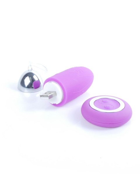 Remoted controller egg 0.3 USB Purple - wibrator jajeczko