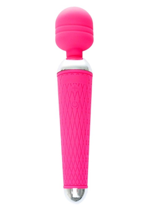 Power Massager Wand USB Pink 10 funkcji - wibrator Wand