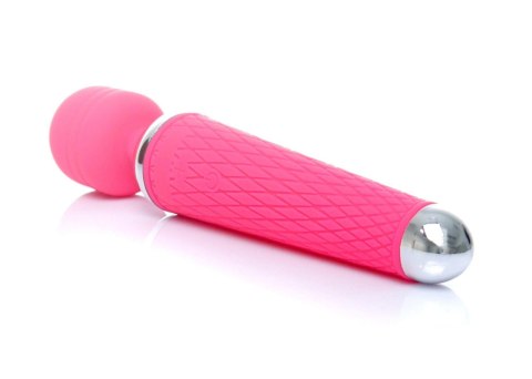 Power Massager Wand USB Pink 10 funkcji - wibrator Wand