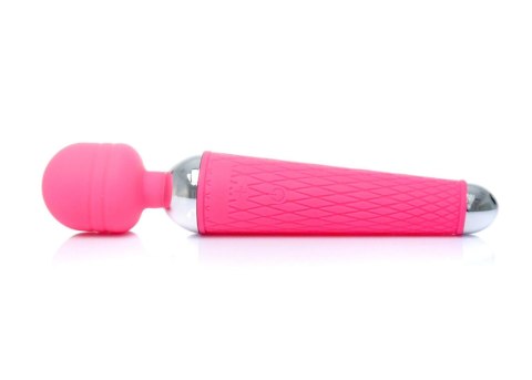 Power Massager Wand USB Pink 10 funkcji - wibrator Wand