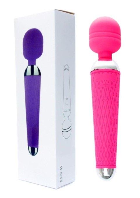 Power Massager Wand USB Pink 10 funkcji - wibrator Wand