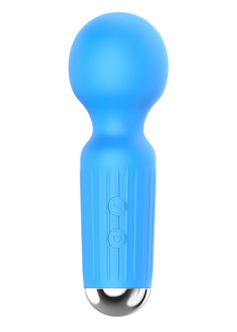 Rechargeable Mini Masager USB 20 Functions - Blue - wibrator Wand