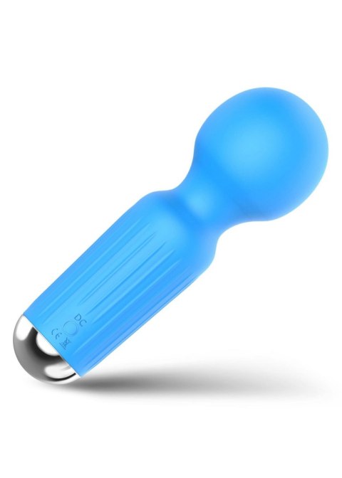 Rechargeable Mini Masager USB 20 Functions - Blue - wibrator Wand