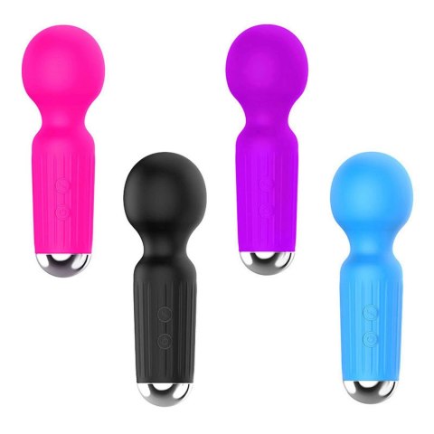 Rechargeable Mini Masager USB 20 Functions - Blue - wibrator Wand