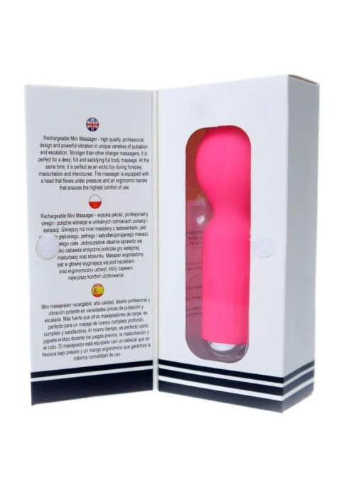 Rechargeable Mini Masager USB 20 Functions - Pink - wibrator Wand