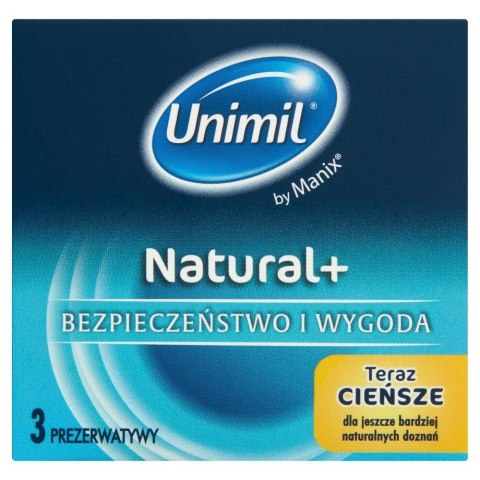 UNIMIL BOX 3 NATURAL+ - prezerwatywy