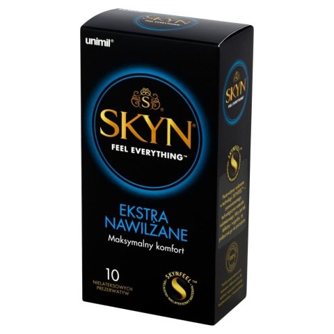 UNIMIL SKYN BOX 10 EXTRA WET - prezerwatywy nielateksowe