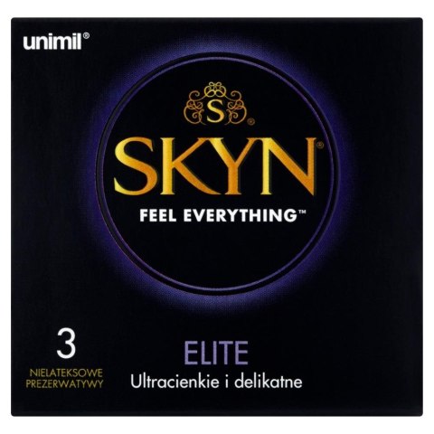 UNIMIL SKYN BOX 3 ELITE - prezerwatywy nielateksowe