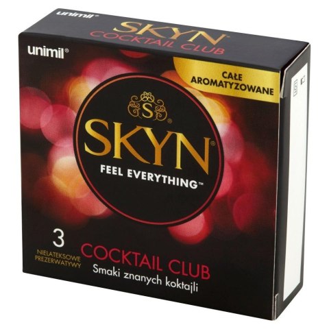 Unimil SKYN Cocktail Club 3 - prezerwatywy nielateksowe