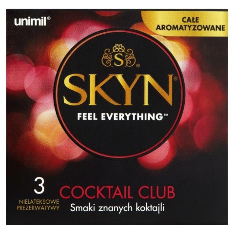 Unimil SKYN Cocktail Club 3 - prezerwatywy nielateksowe