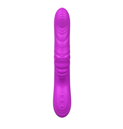 Wibrator-Angelia, USB 3 functions of thrusting / 20 vibrations Purple