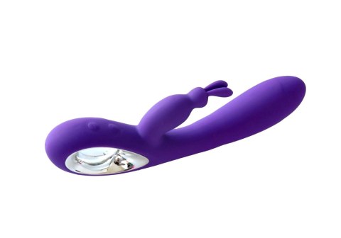 Wibrator-Bella,36 funkcji, USB Purple - Wibrator króliczek