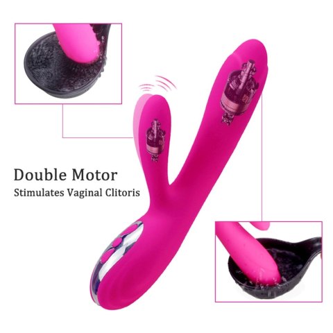 Wibrator-Joker Heating Double Vibrating Massage Stick - Wibrator króliczek