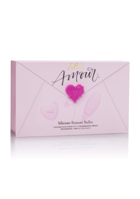 Amour Remote Bullet Pink - wibrator jajeczko