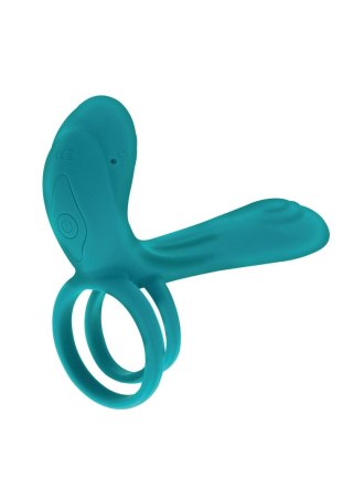 Couples Vibrator Ring Green - WIbrujący pierścień erekcyjny