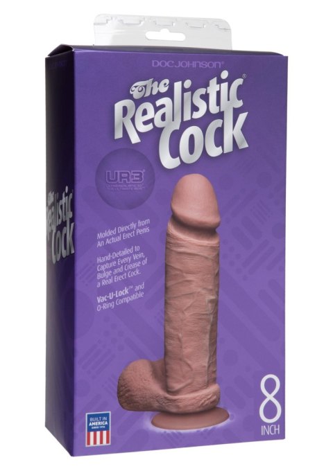 The Realistic Cock 8 Inch - Realistyczne dildo na przyssawce