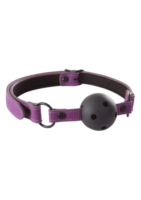 Lust Bondage Ball Gag Purple - Knebel z kulką