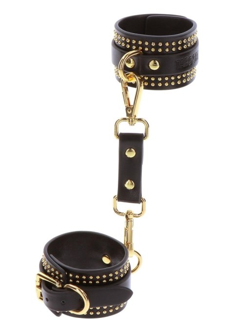 Studded Ankle Cuffs Set Black - Kajdanki do kostek