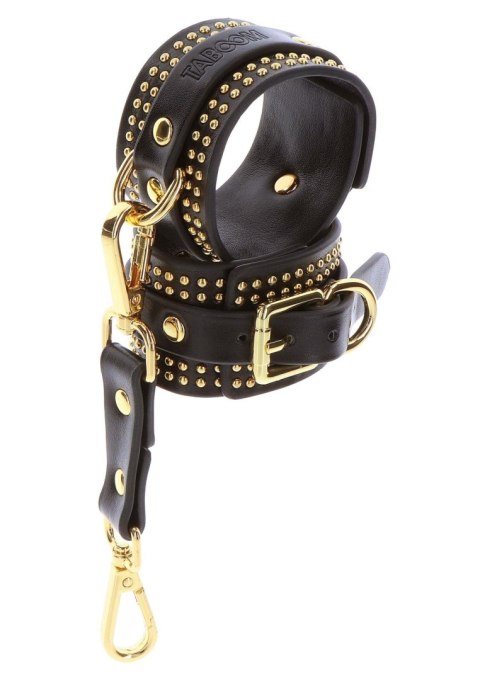 Studded Ankle Cuffs Set Black - Kajdanki do kostek