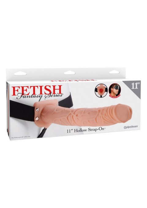 11 inch Hollow Strap-On Light skin tone