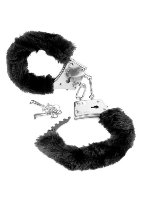 Beginners Furry Cuffs Black