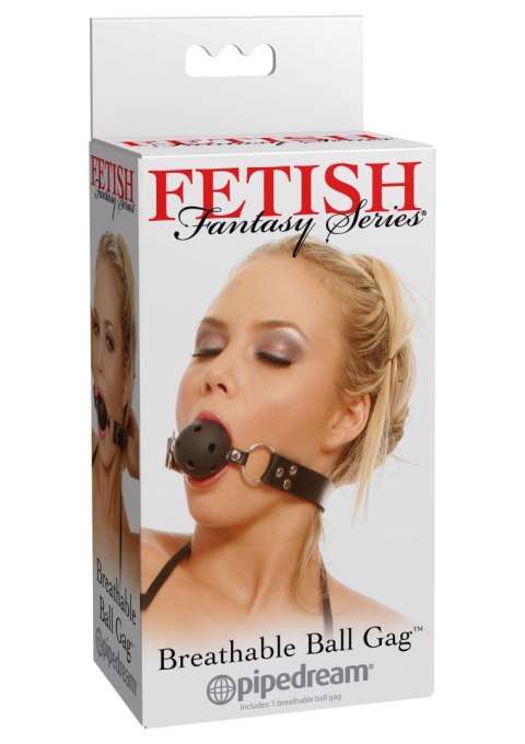 Breathable Ball Gag Black - Knebel z kulką