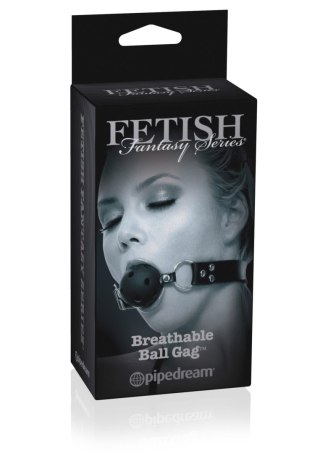 Breathable Ball Gag Black - Knebel z kulką